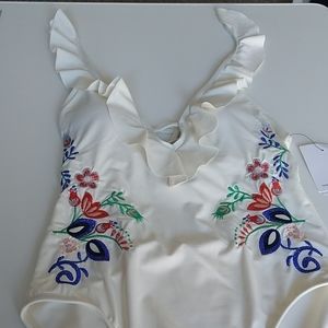 One piece bathing suit